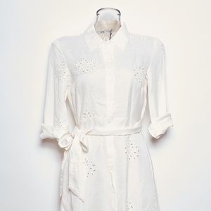 white ZARA summer dress